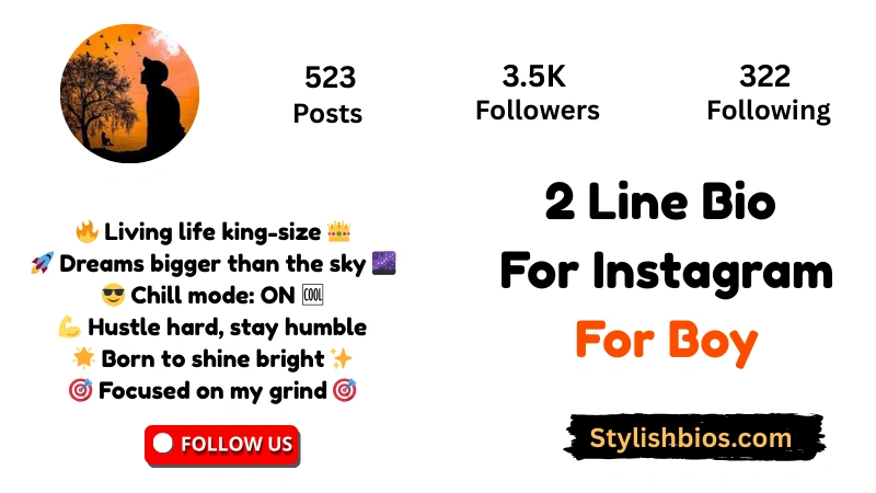 Top【1900+】Instagram Bio For Boys (2025): Cool, Attitude & Stylish 2 Line Bio For Instagram For Boy