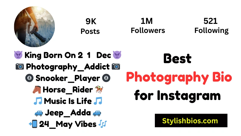 Best Photography Bio For Instagram