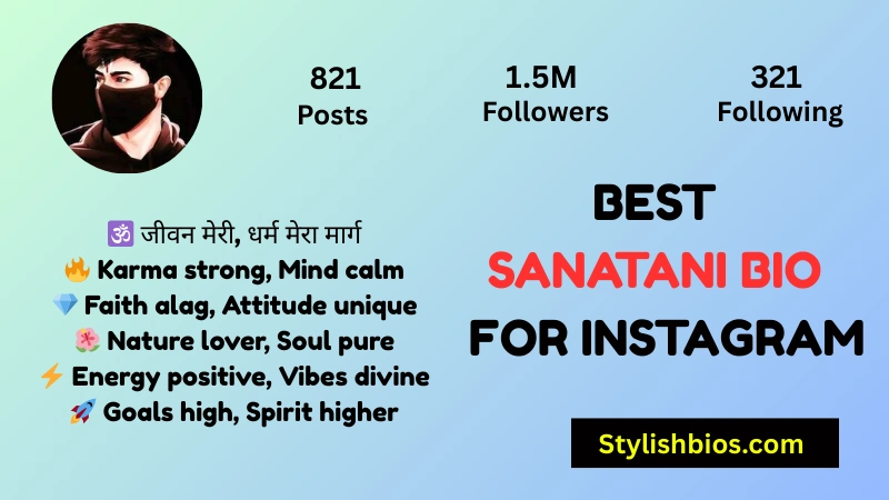 999+ Best Sanatani Bio for Instagram | Hindu, Spiritual & Dharmic Ideas (2025) Best Sanatani Bio For Instagram