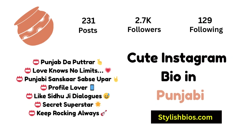 455+ Best Instagram Bio in Punjabi (Stylish, Attitude & Trendy 2025) Cute Instagram Bio in Punjabi