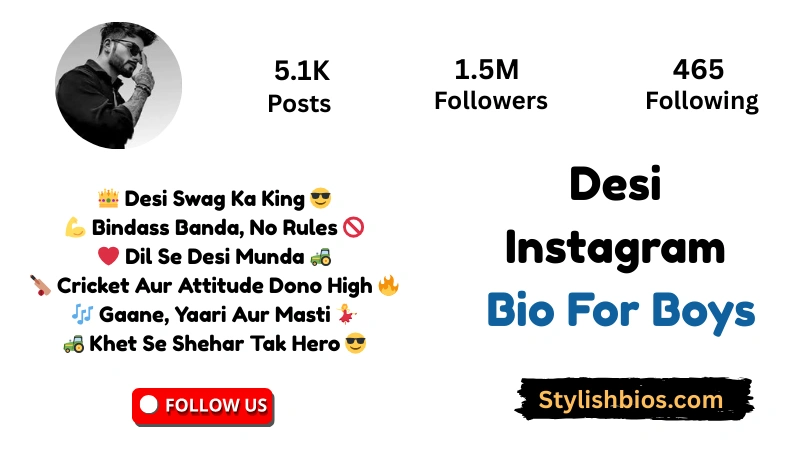 Top【1900+】Instagram Bio For Boys (2025): Cool, Attitude & Stylish Desi Instagram Bio For Boys