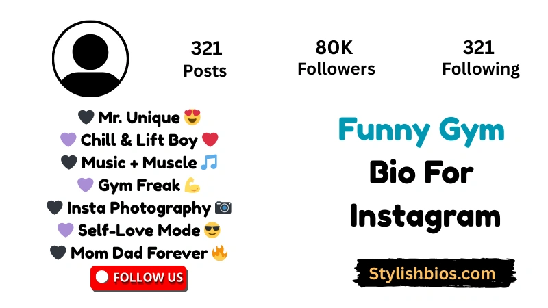Funny Gym Bio For Instagram