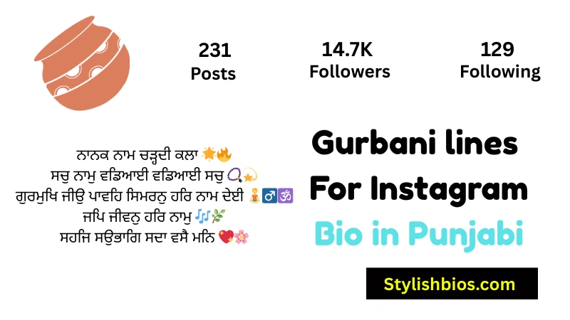455+ Best Instagram Bio in Punjabi (Stylish, Attitude & Trendy 2025) Gurbani lines For Instagram Bio in Punjabi