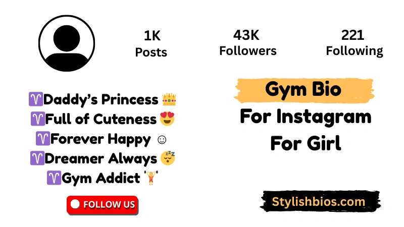 Gym Bio For Instagram For Girl
