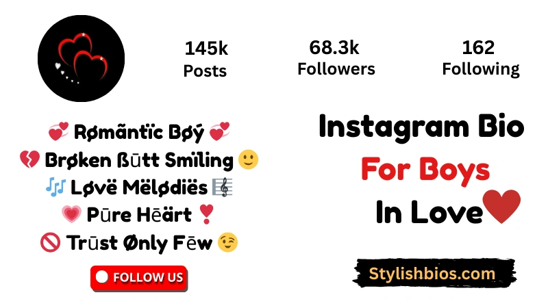 Top【1900+】Instagram Bio For Boys (2025): Cool, Attitude & Stylish Instagram Bio For Boys In Love
