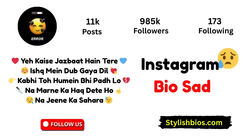 Instagram Bio Sad