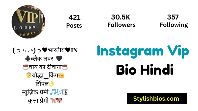 465+ Best Instagram VIP Bio Style for Boys and Girls (Copy & Paste 2025) Instagram Vip Bio Hindi