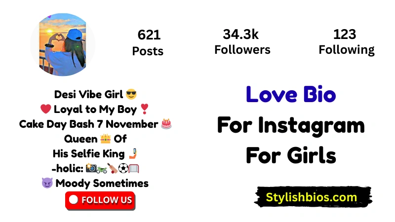 Love Bio For Instagram For Girls