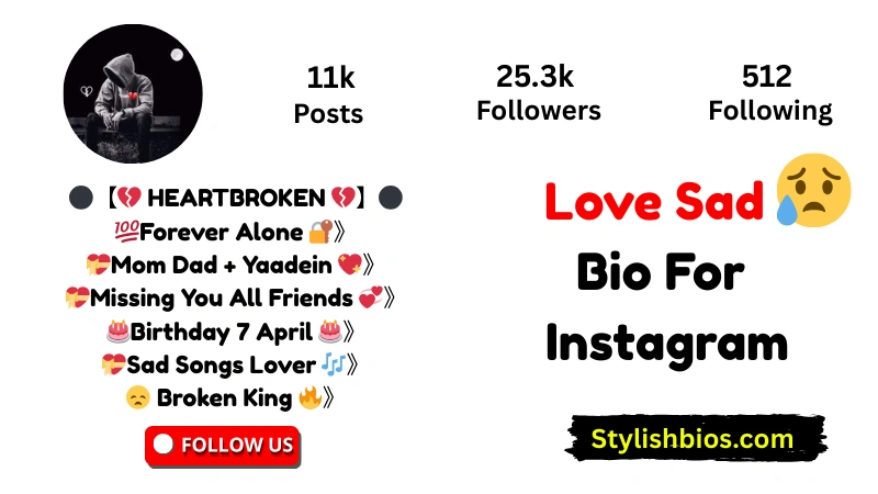 Love Sad Bio For Instagram