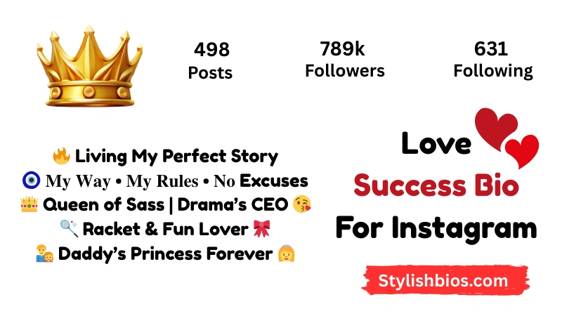 590+ Best Success Bio for Instagram Stylish, Motivational Bio (2025) Love Success Bio For Instagram
