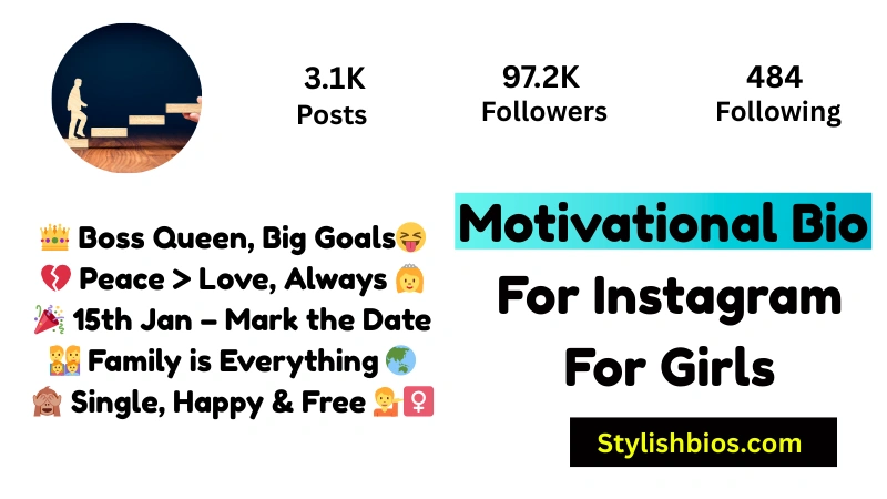 Motivational Bio For Instagram For Girls