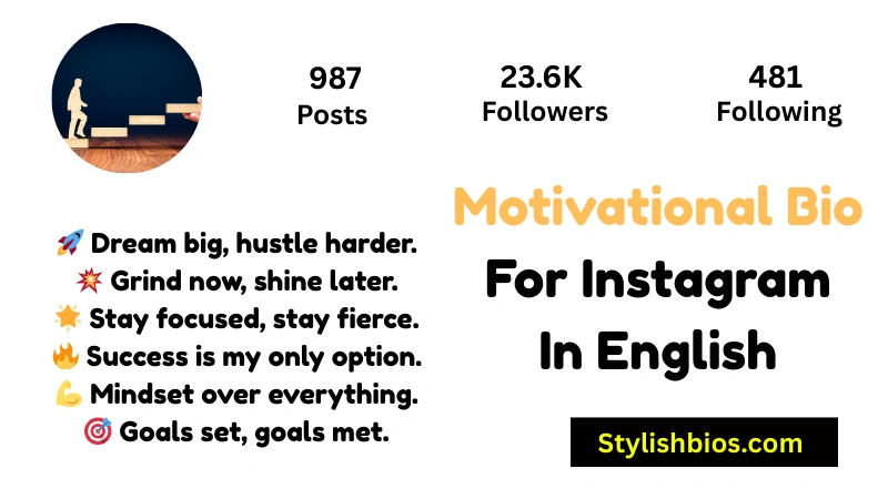 Motivational Bio For Instagram In English