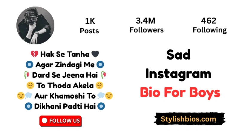 Top【1900+】Instagram Bio For Boys (2025): Cool, Attitude & Stylish Sad Instagram Bio For Boys