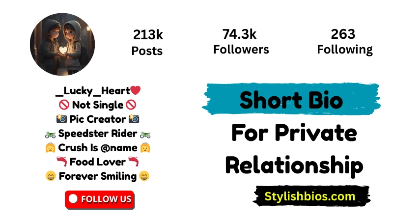 Short Bio For Private Relationship