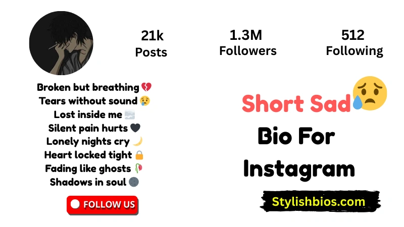 Short Sad Bio For Instagram