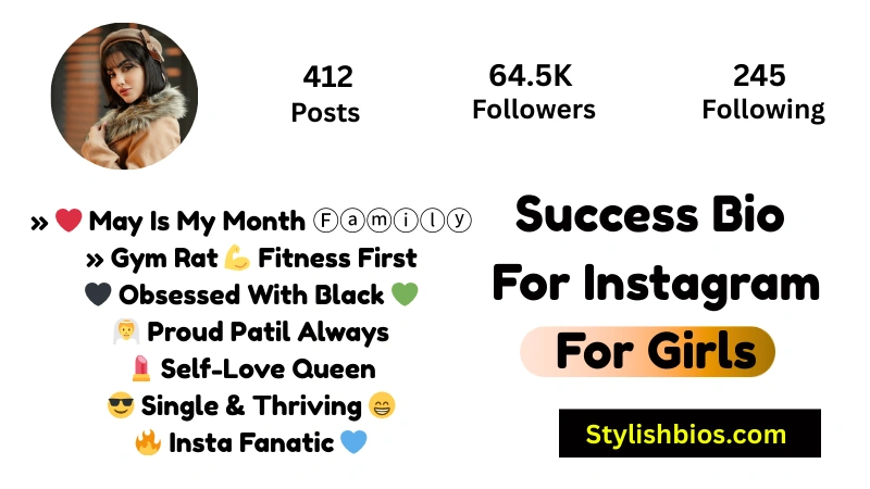 1550+ Best Instagram Bio for Girls: Stylish, Attitude, VIP & Classy Bios(2025) Success Bio For Instagram For Girls