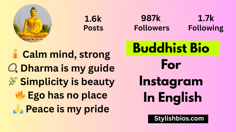 buddhist bio for instagram in english