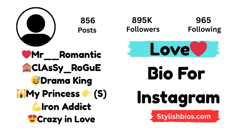 love bio for instagram