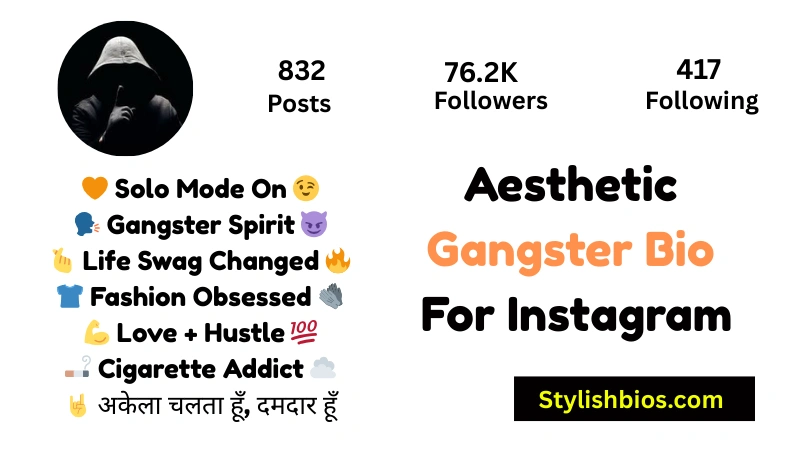 Aesthetic Gangster Bio For Instagram