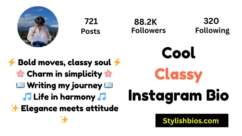Cool Classy Instagram Bio