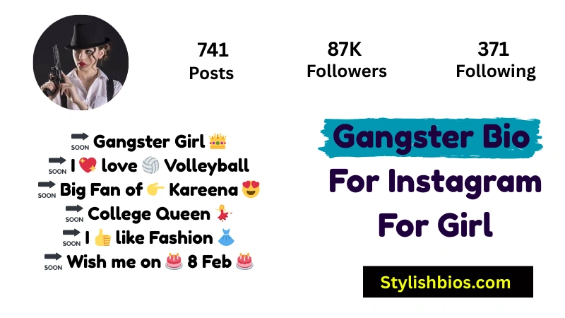 Gangster Bio For Instagram For Girl