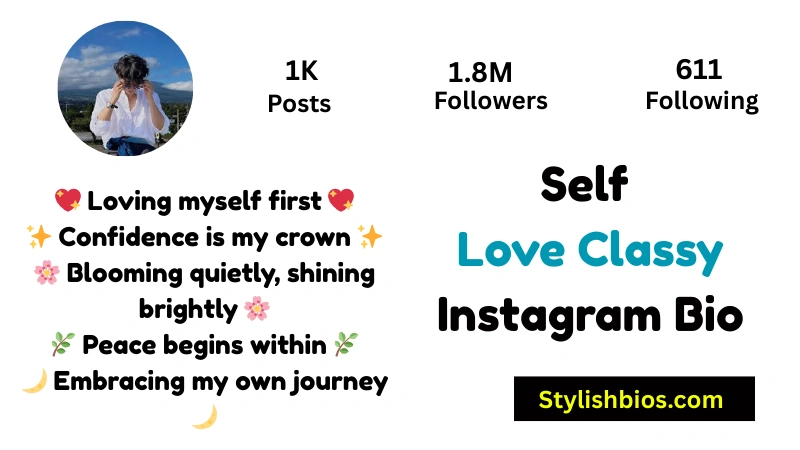 Self Love Classy Instagram Bio