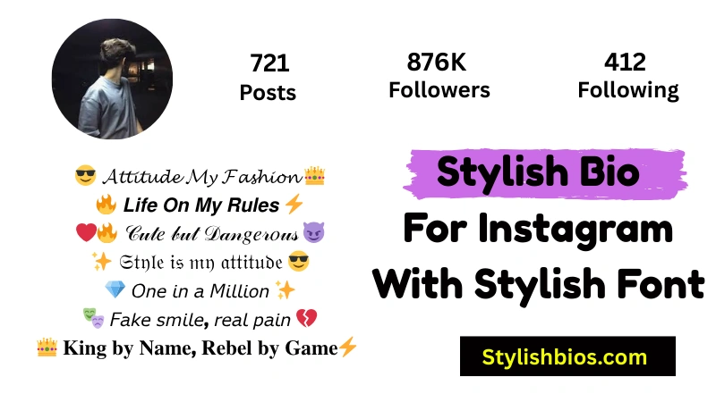 Stylish Bio For Instagram With Stylish Font