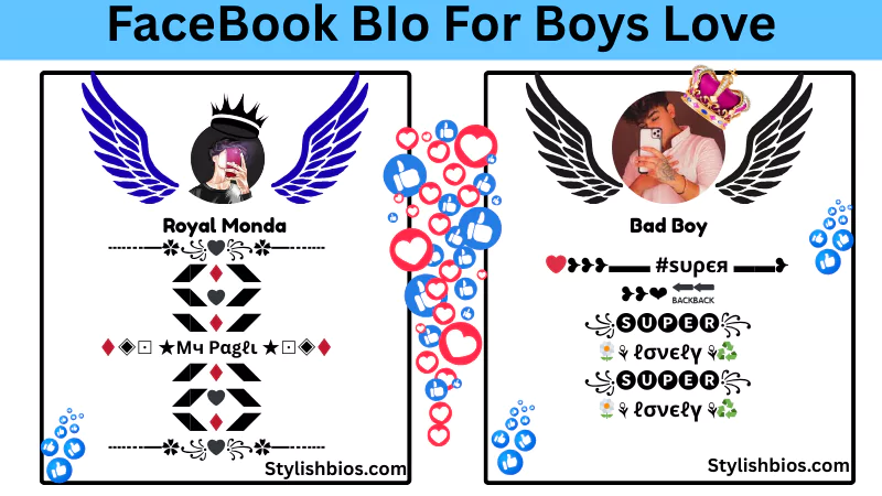 facebook bio for boys love