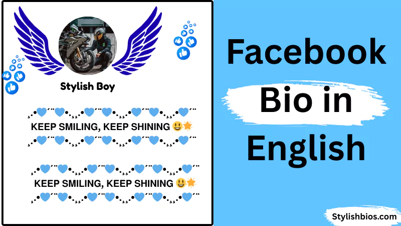 facebook bio in english