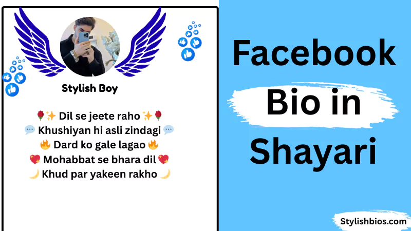 facebook bio shayari