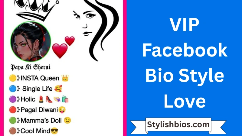 VIP Facebook Bio Style Love