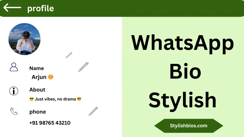 WhatsApp Bio Stylish