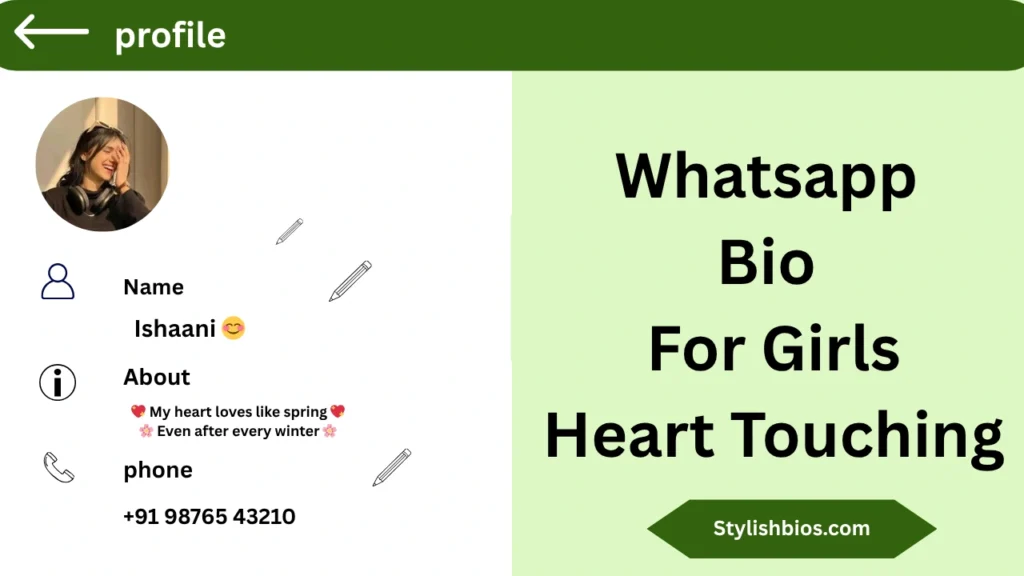 Whatsapp Bio For Girls Heart Touching