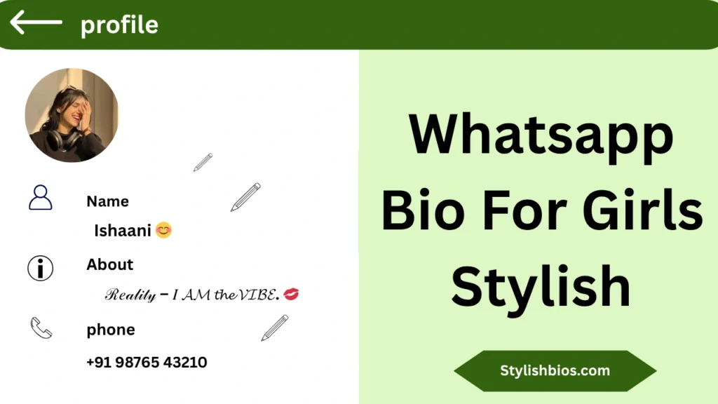 Whatsapp Bio For Girls Stylish