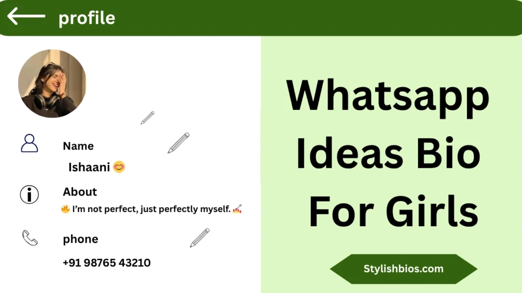Whatsapp Ideas Bio For Girls