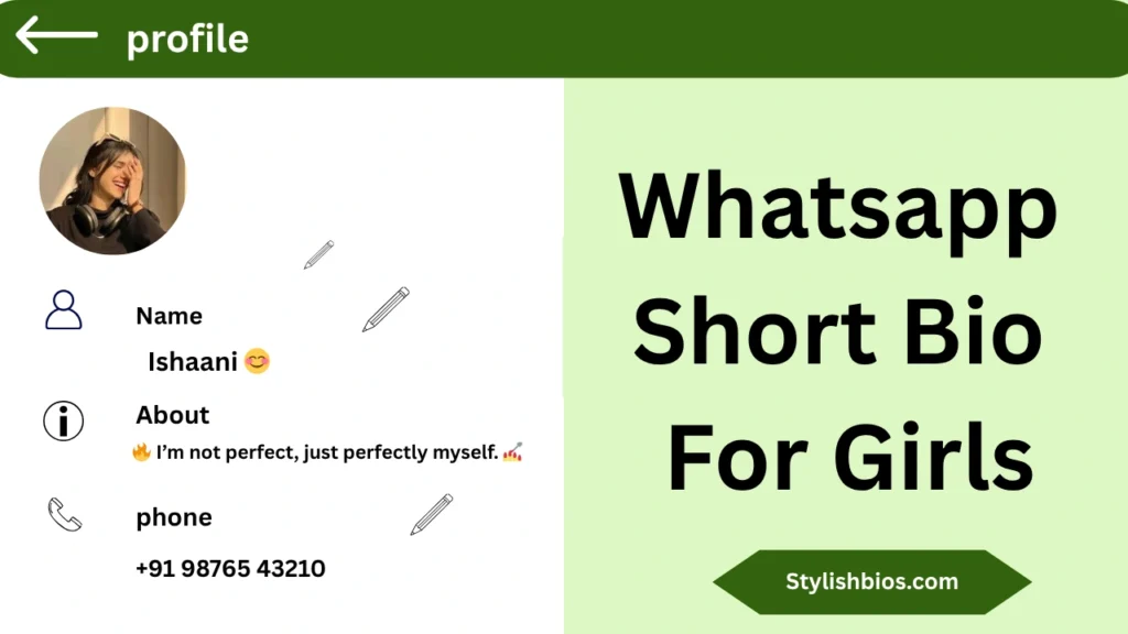 Whatsapp Short Bio For Girls