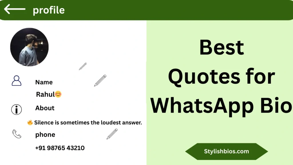 Best Quotes for WhatsApp Bio