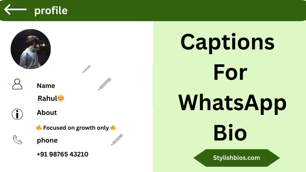 Captions For WhatsApp Bio