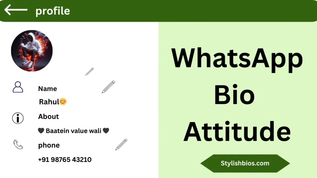 WhatsApp Bio Attitude