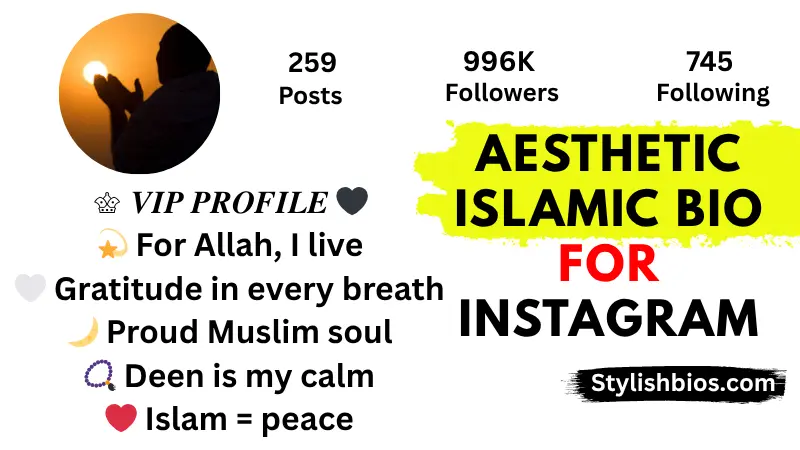 550+ Best Islamic Bio for Instagram | Muslim & Spiritual Bios (2025) Aesthetic Islamic Bio For Instagram