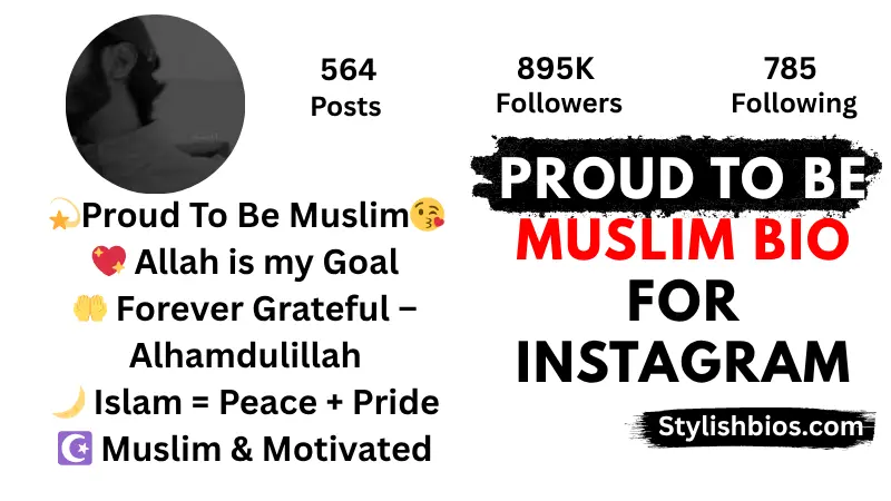 550+ Best Islamic Bio for Instagram | Muslim & Spiritual Bios (2025) Proud To Be Muslim Bio
