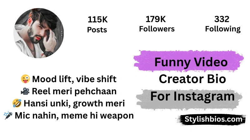 Top 250+ Video Creator Bios for Instagram | Stylish & Trendy 2025 Funny Video Creator Bio For Instagram