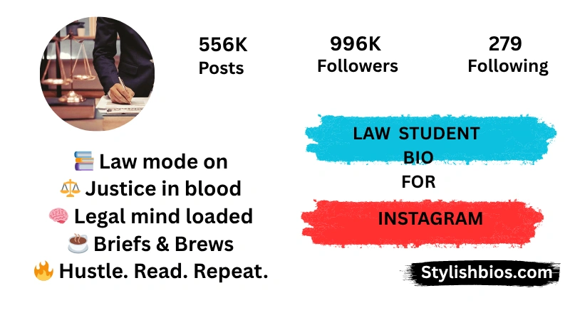 Law Student Bio For Instagram