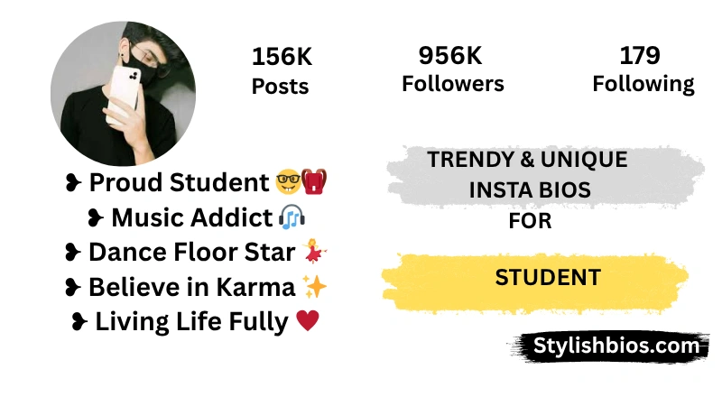 Trendy & Unique Insta Bios For Student