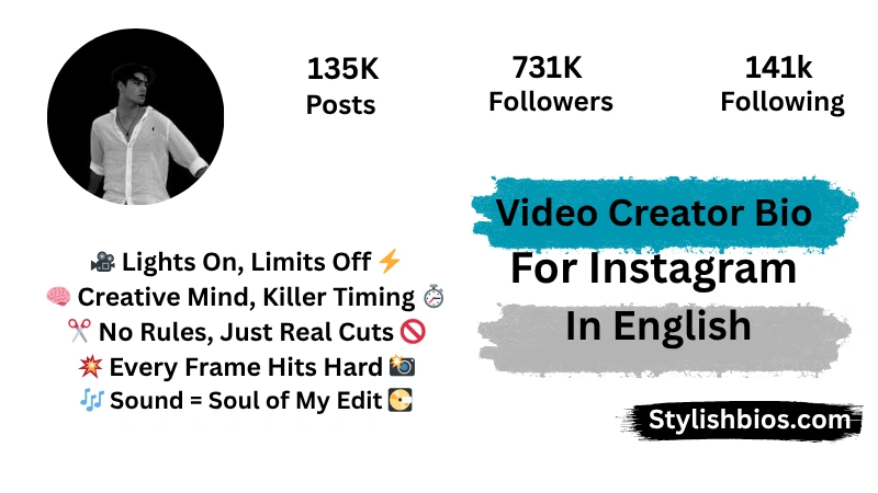 Top 250+ Video Creator Bios for Instagram | Stylish & Trendy 2025 Video Creator Bio For Instagram In English