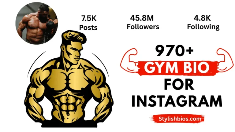 gym bio for instagram fitness bio