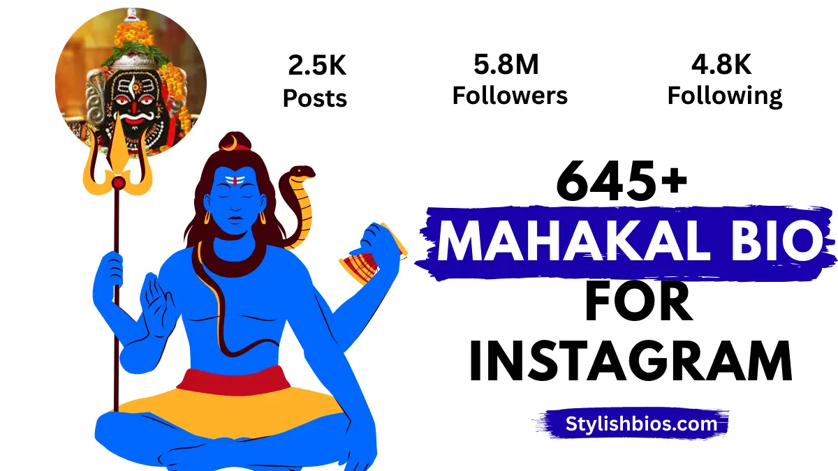 mahakal bio for instagram mahadev bio