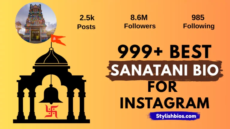 sanatani bio for instagram