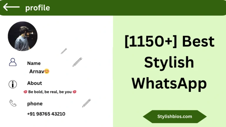 [1150+] Best Stylish WhatsApp