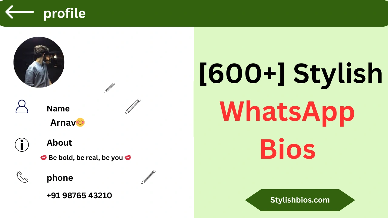 [600+] Stylish WhatsApp Bios